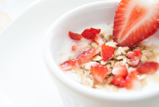 bowl breakfast close up cup food fruit mug oat 597394